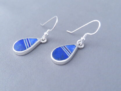 Lapis Inlay ‘Teardrop’ Earrings