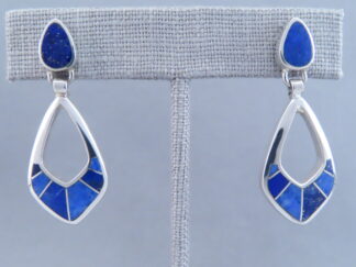 Lapis Inlay Earrings
