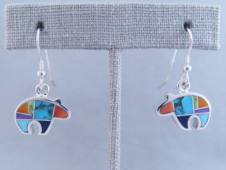 Inlaid Multi-Color Earrings (Bears)