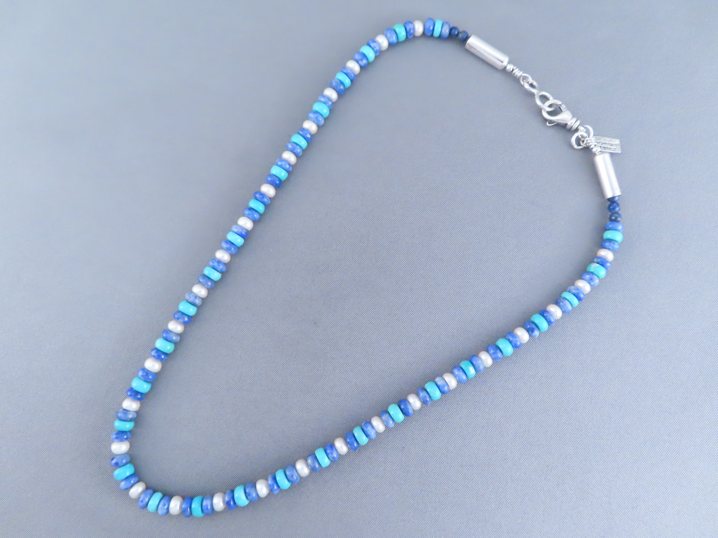 Lapis & Turquoise Necklace by Desiree Yellowhorse