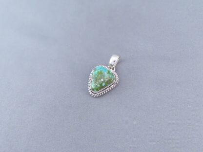 Tiny Turquoise Slider Pendant by Artie Yellowhorse