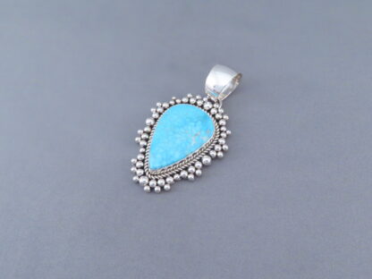 Artie Yellowhorse Kingman Turquoise Pendant