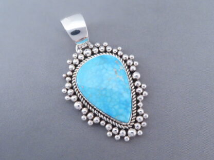 Artie Yellowhorse Kingman Turquoise Pendant
