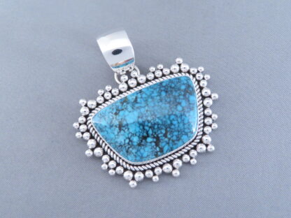 Artie Yellowhorse Ithaca Peak Turquoise Pendant