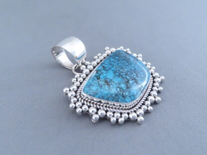 Artie Yellowhorse Ithaca Peak Turquoise Pendant