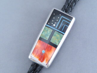 Inlay Bolo Tie by Jimmy Poyer