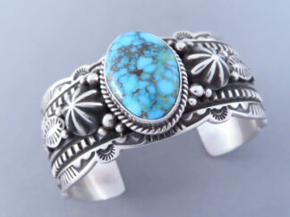 Kingman Turquoise Sterling Silver Cuff Bracelet