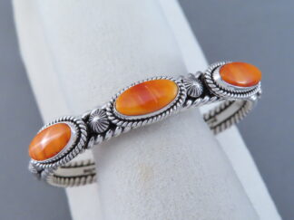 Spiny Oyster Shell Bracelet by Artie Yellowhorse
