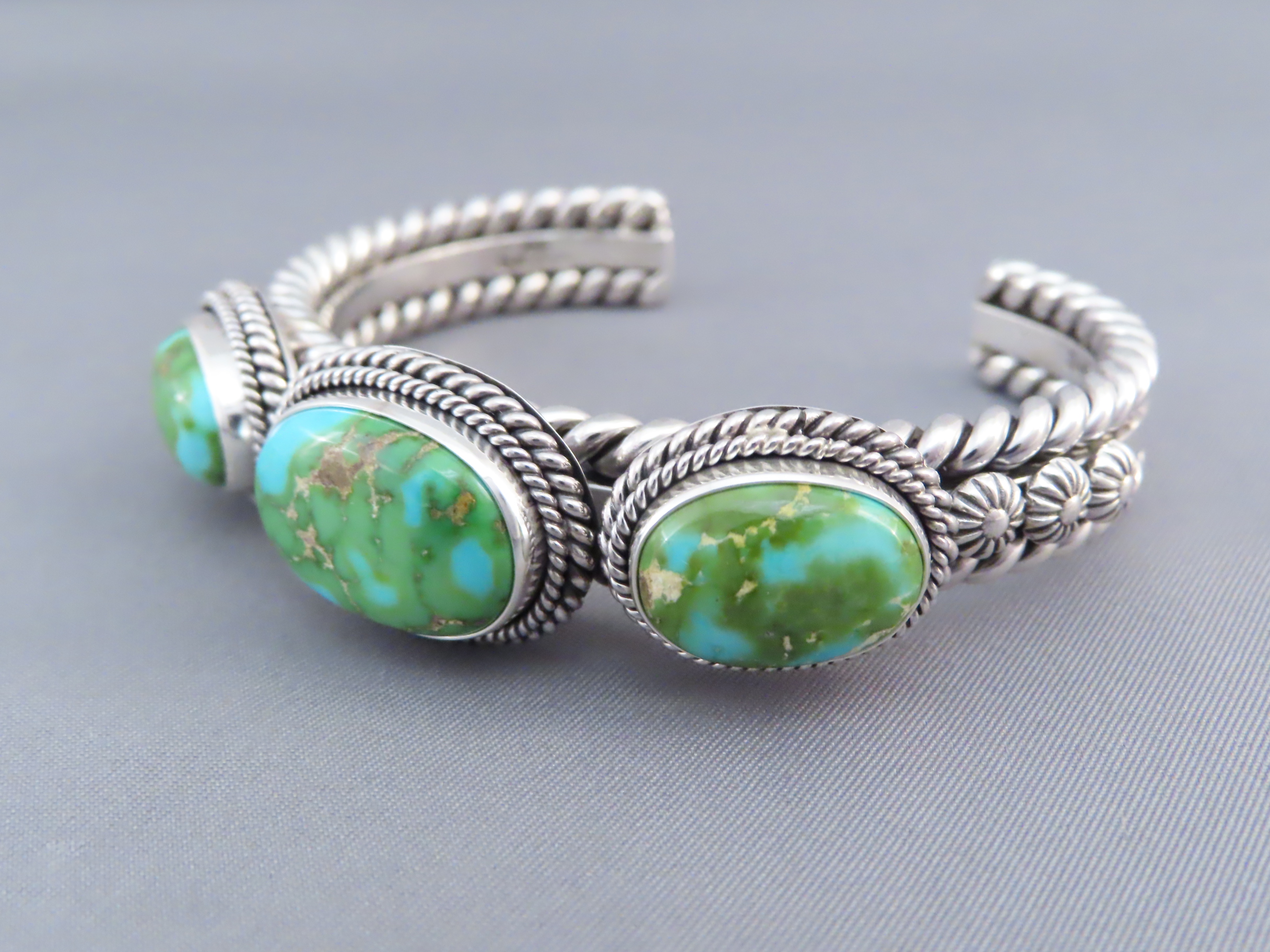 Turquoise Cuff Bracelet (Sonoran Gold Turquoise)