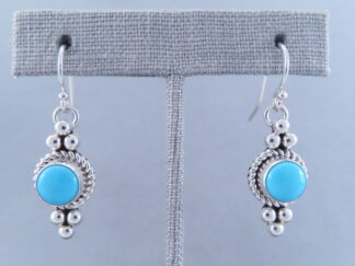 Sleeping Beauty Turquoise Cabachon Earrings
