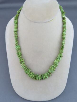 Gaspeite Necklace by Artie Yellowhorse