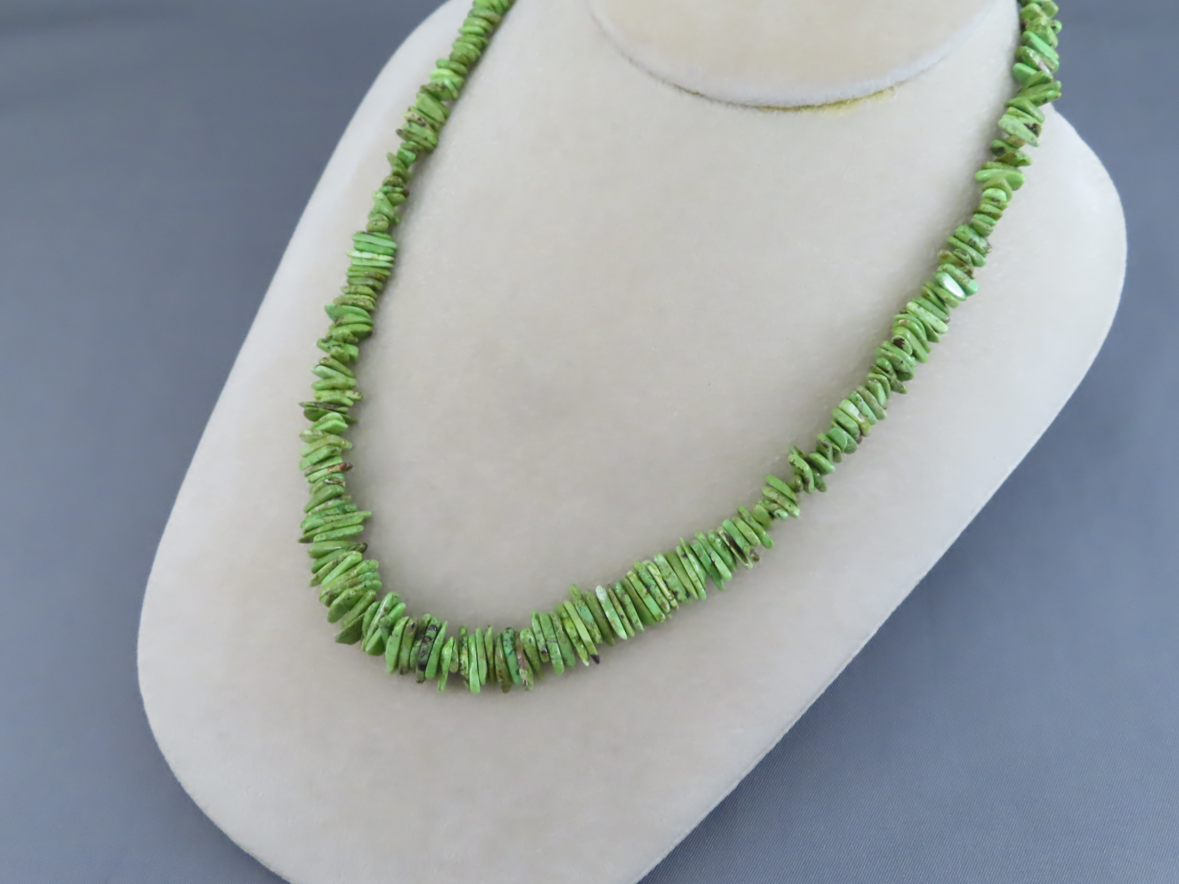Gaspeite Necklace by Artie Yellowhorse