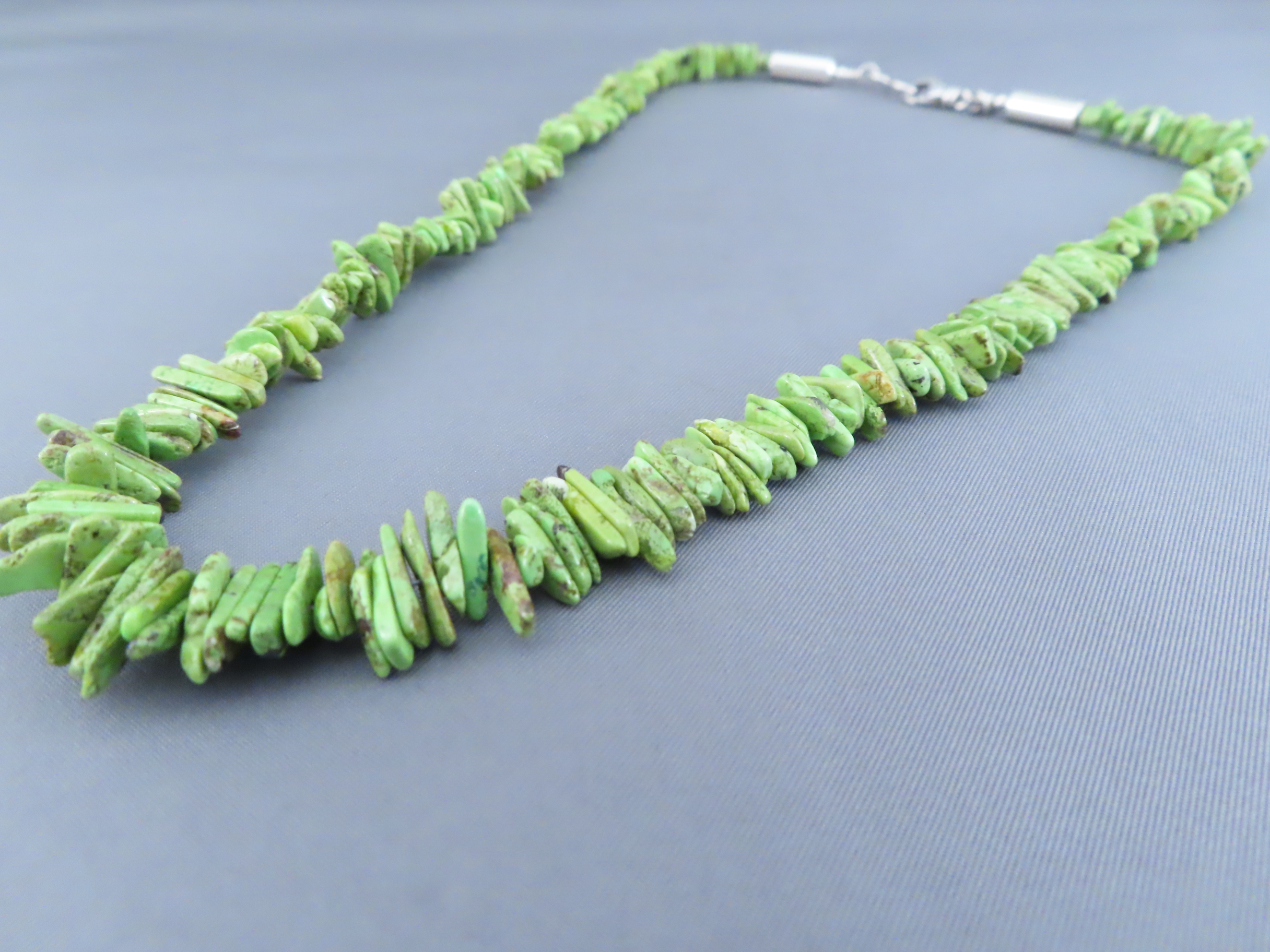 Gaspeite Necklace by Artie Yellowhorse
