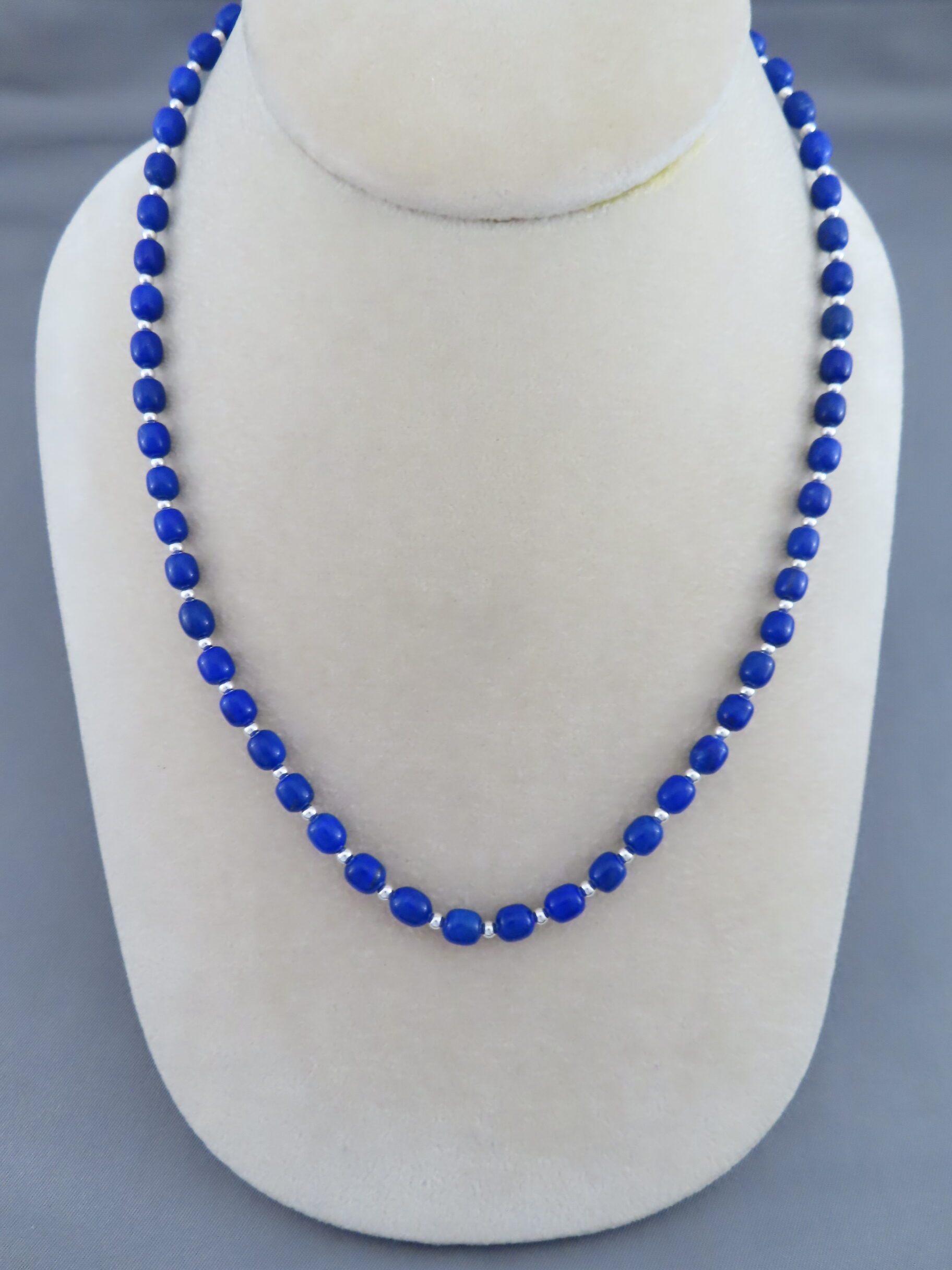 Lapis Necklace by Desiree Yellowhorse (Dainty Single-Strand)