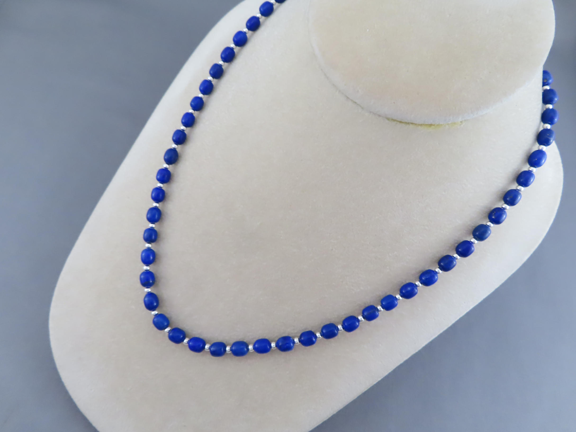 Lapis Necklace by Desiree Yellowhorse (Dainty Single-Strand)