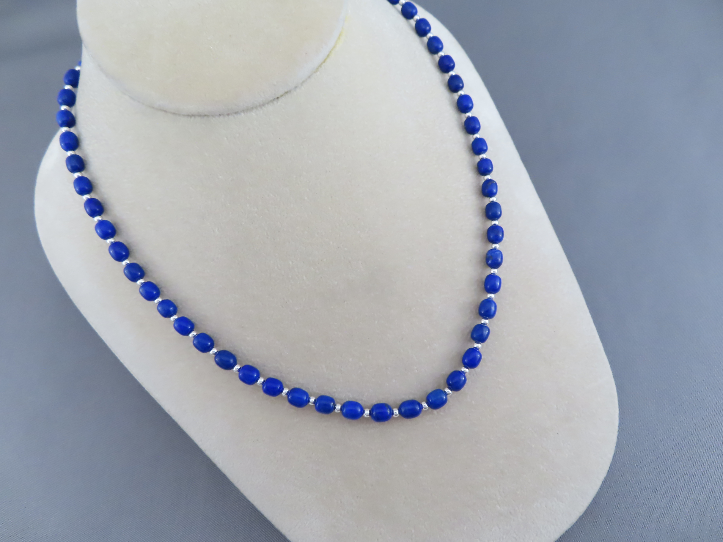Lapis Necklace by Desiree Yellowhorse (Dainty Single-Strand)