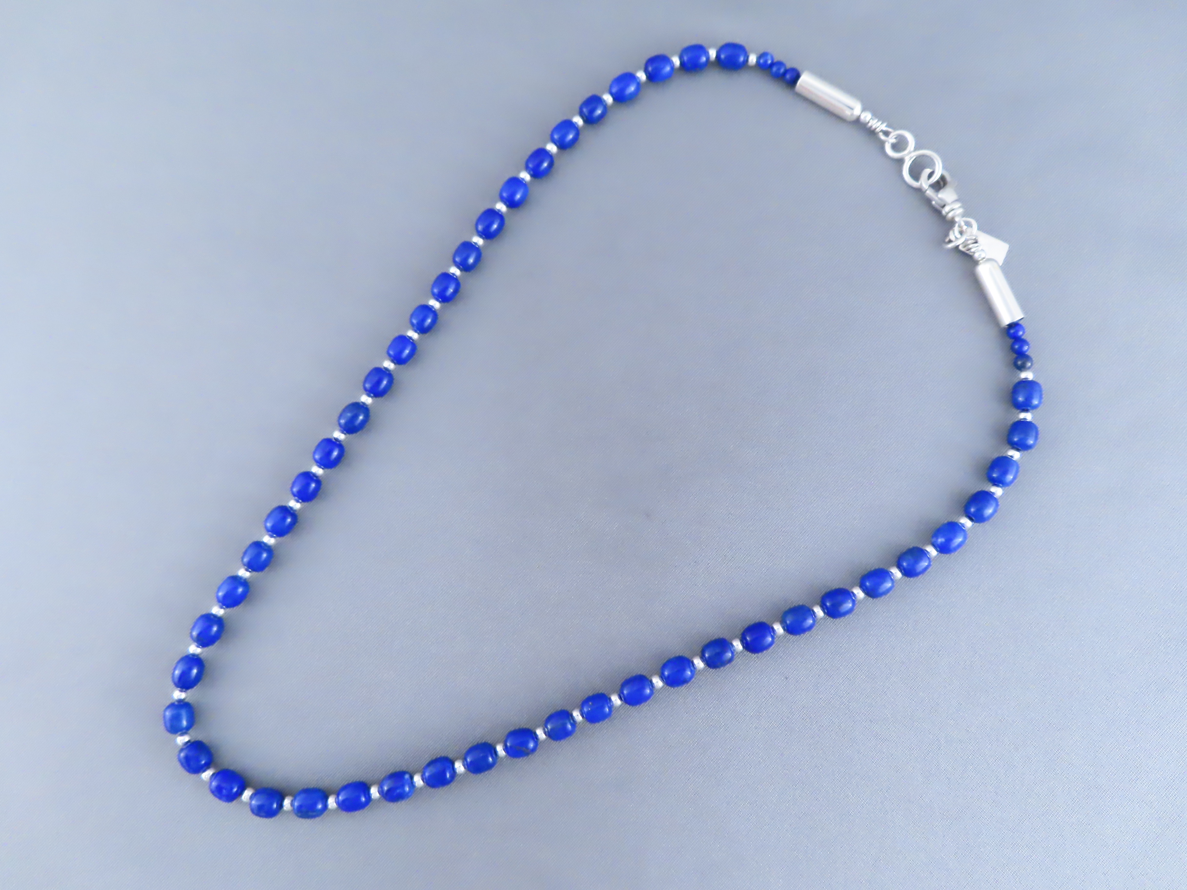 Lapis Necklace by Desiree Yellowhorse (Dainty Single-Strand)