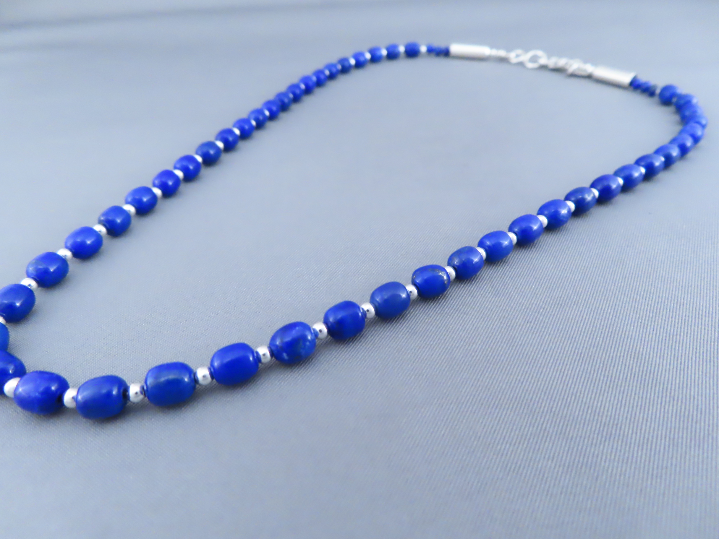 Lapis Necklace by Desiree Yellowhorse (Dainty Single-Strand)