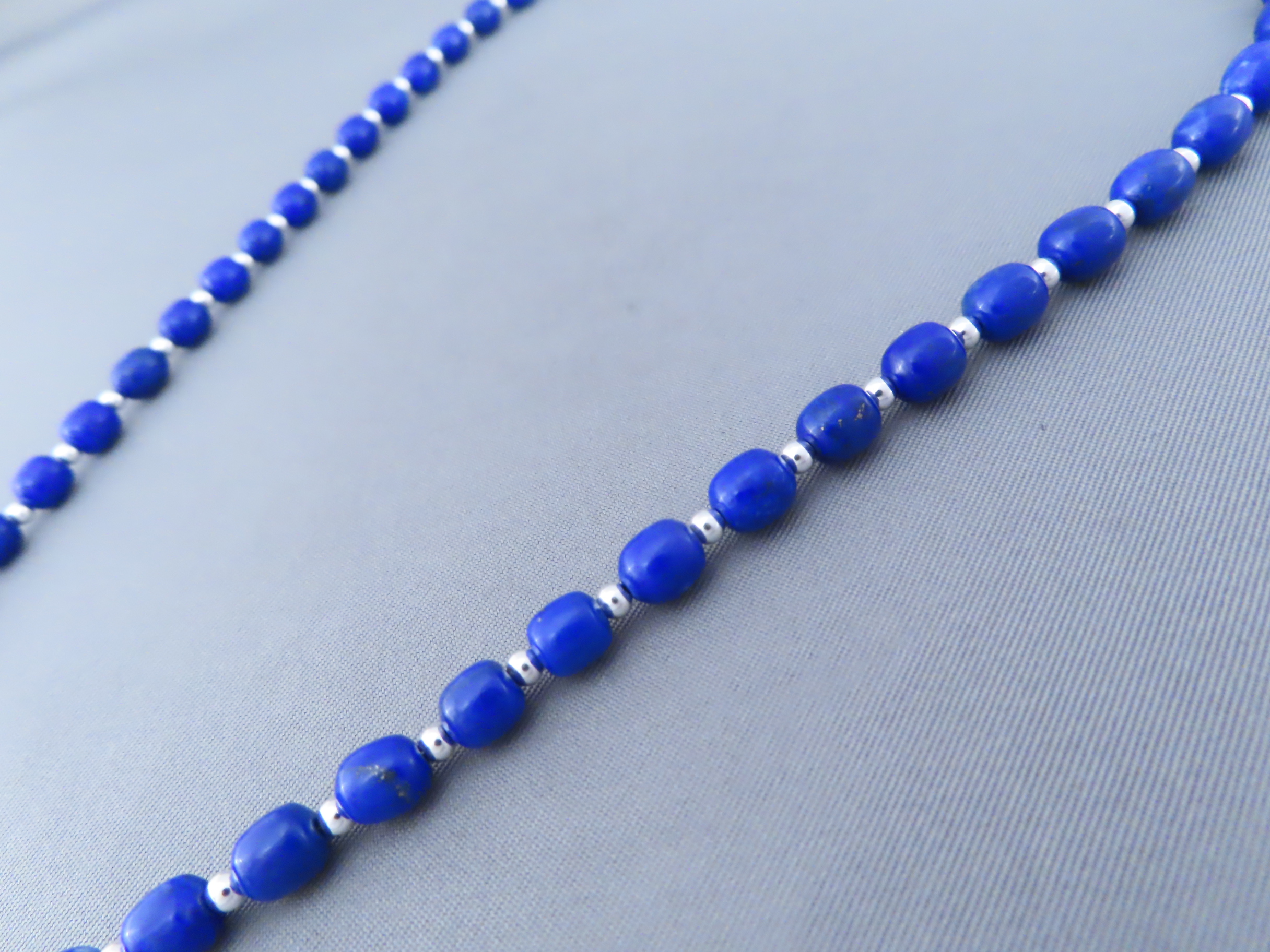 Lapis Necklace by Desiree Yellowhorse (Dainty Single-Strand)