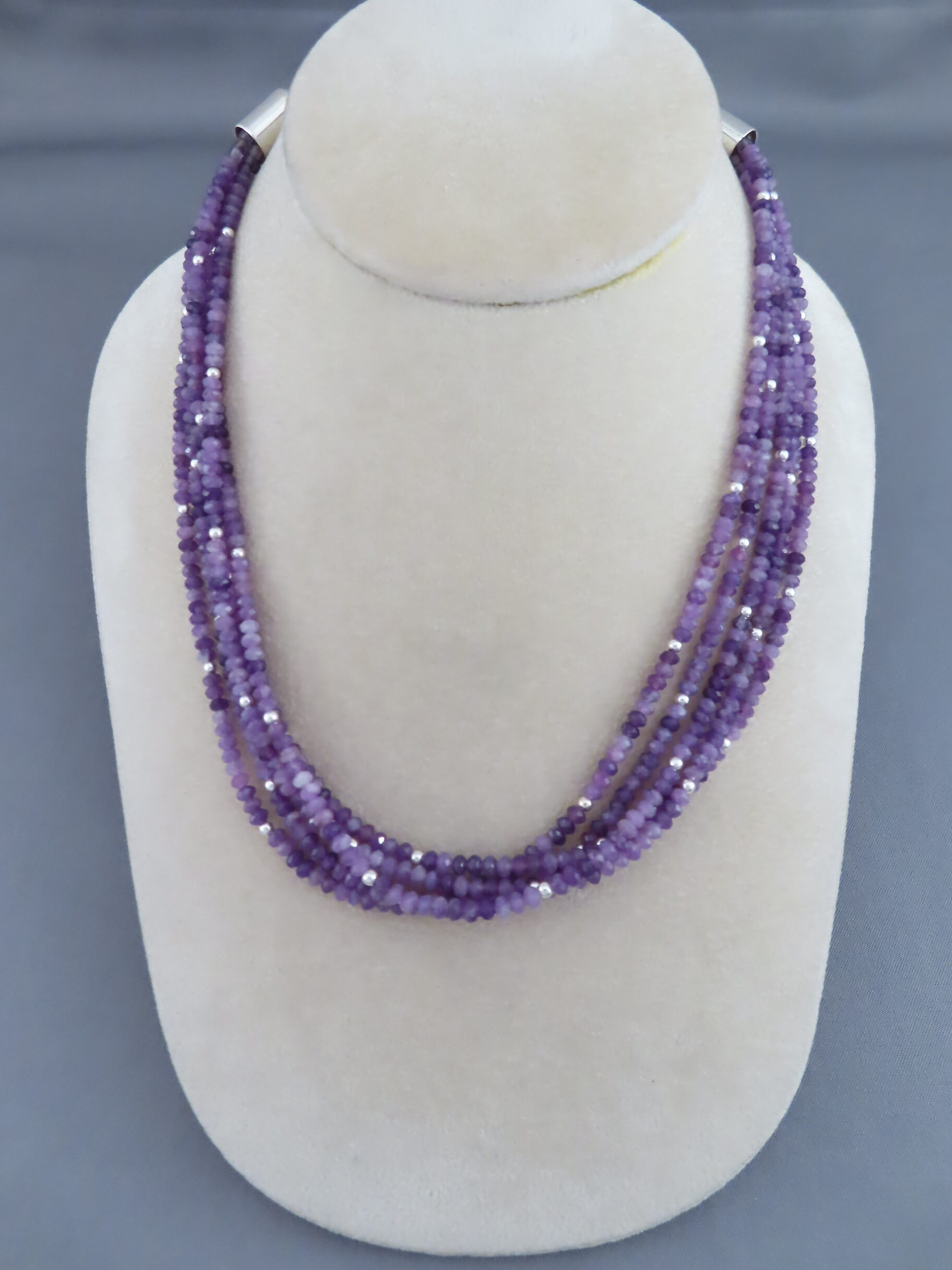 Lapidolite Necklace by Desiree Yellowhorse