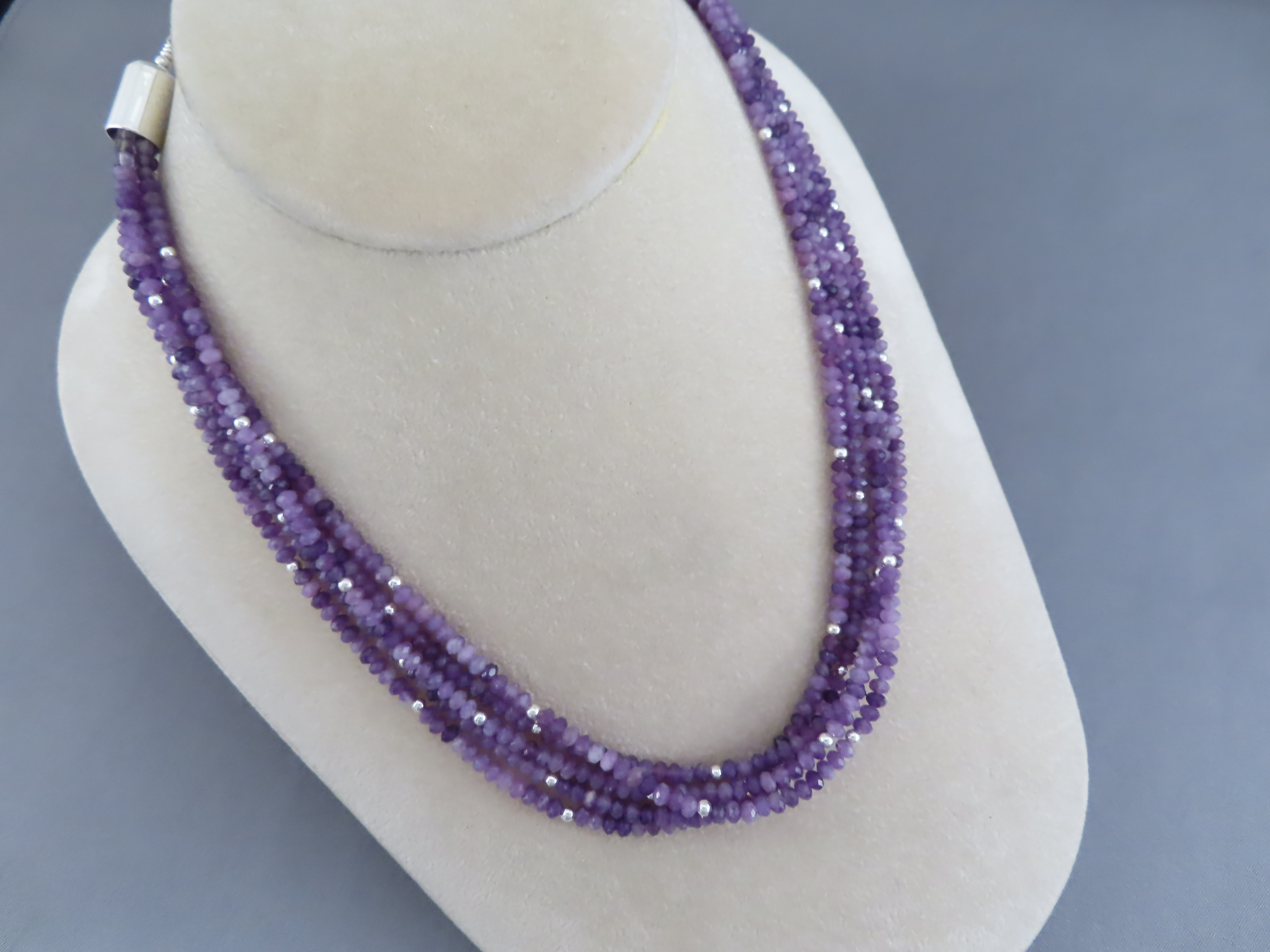 Lapidolite Necklace by Desiree Yellowhorse