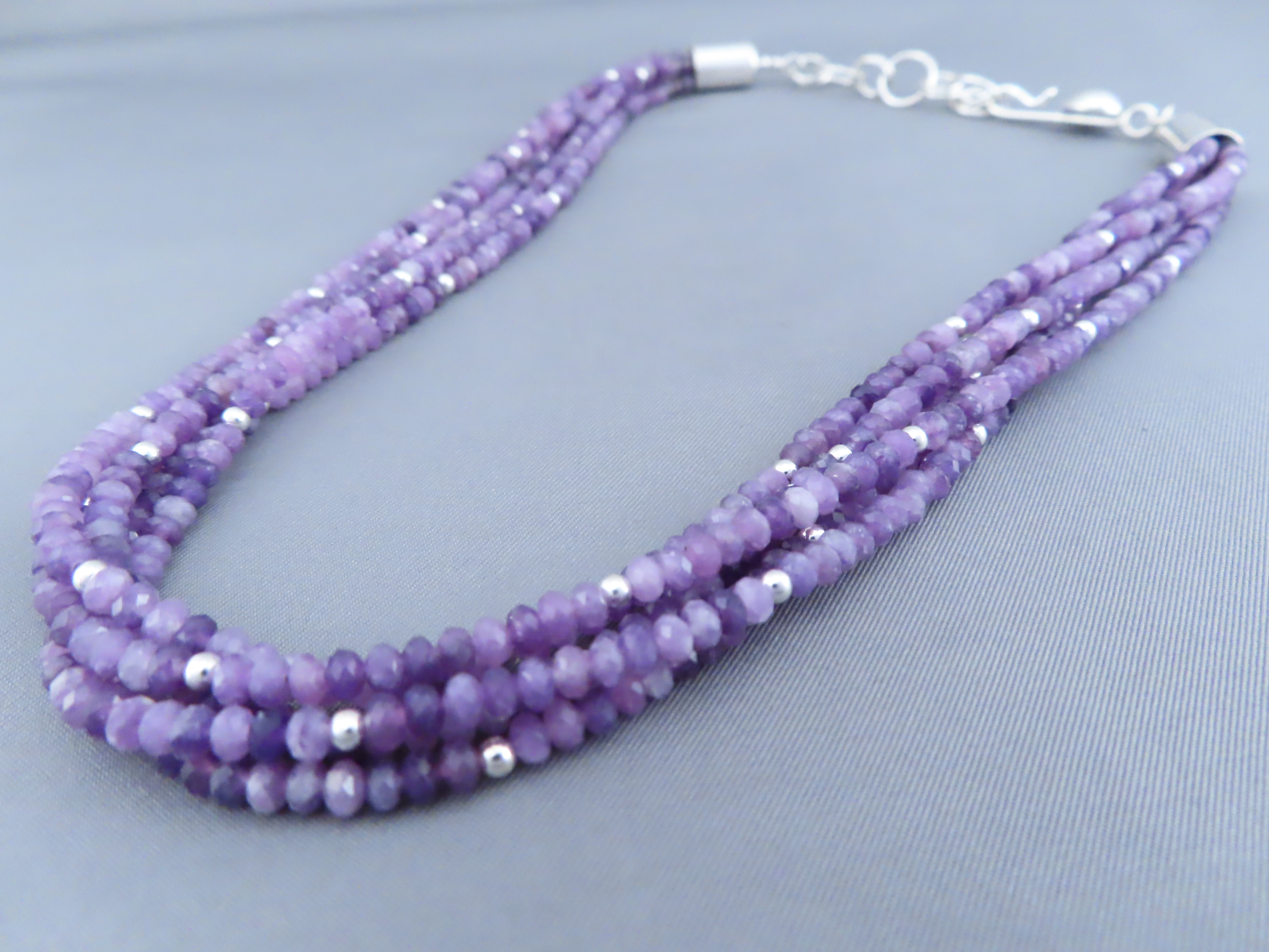 Lapidolite Necklace by Desiree Yellowhorse
