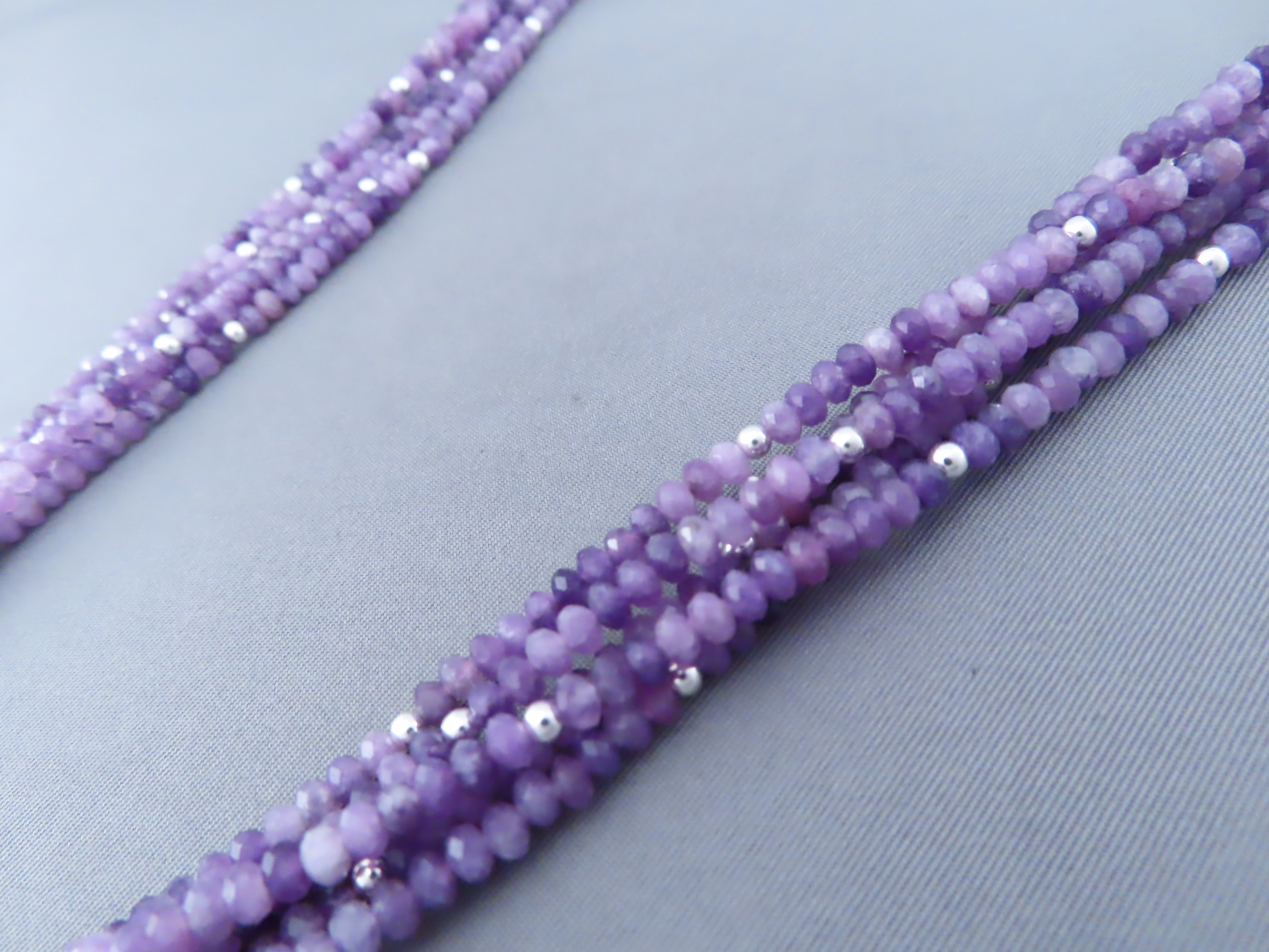 Lapidolite Necklace by Desiree Yellowhorse