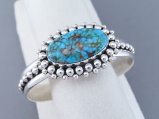 Kingman Turquoise Bracelet by Artie Yellowhorse