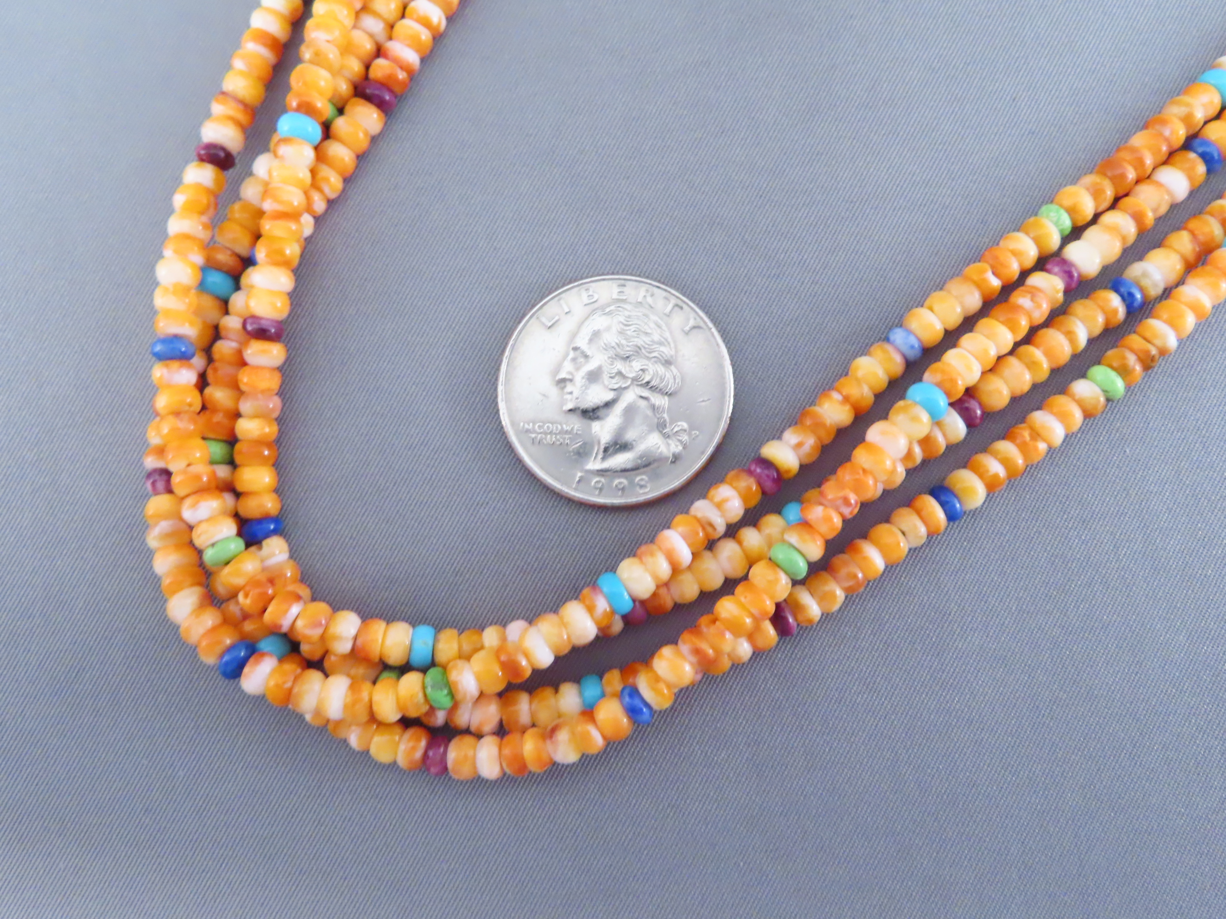 Spiny Oyster Shell Necklace by Desiree Yellowhorse