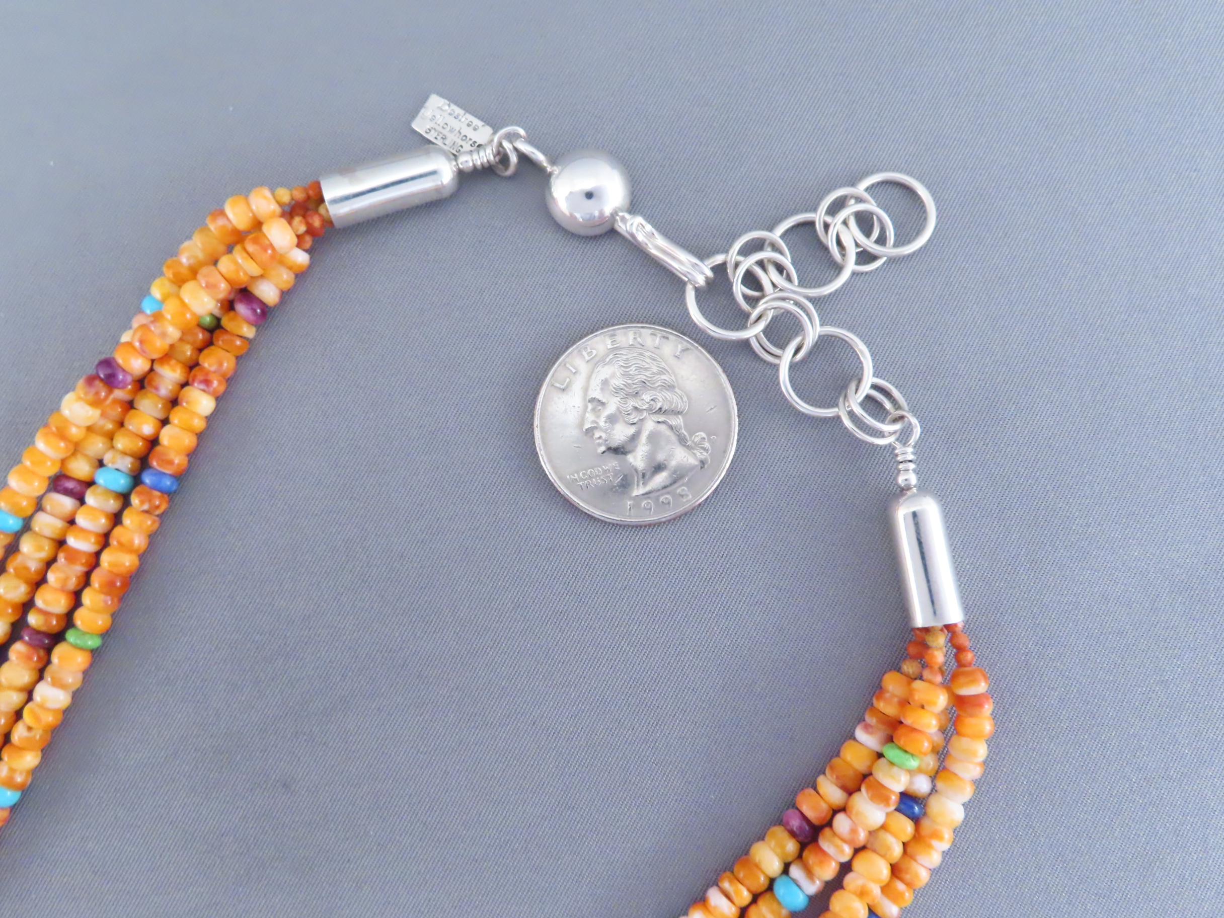 Spiny Oyster Shell Necklace by Desiree Yellowhorse