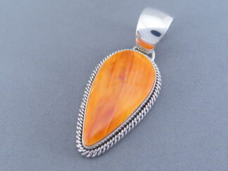 Spiny Oyster Shell Pendant by Artie Yellowhorse