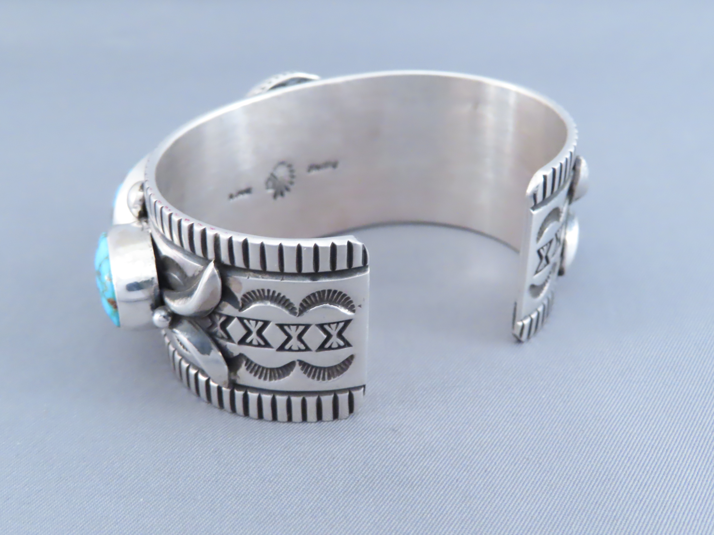 Kingman Turquoise Cuff Bracelet by Albert Jake