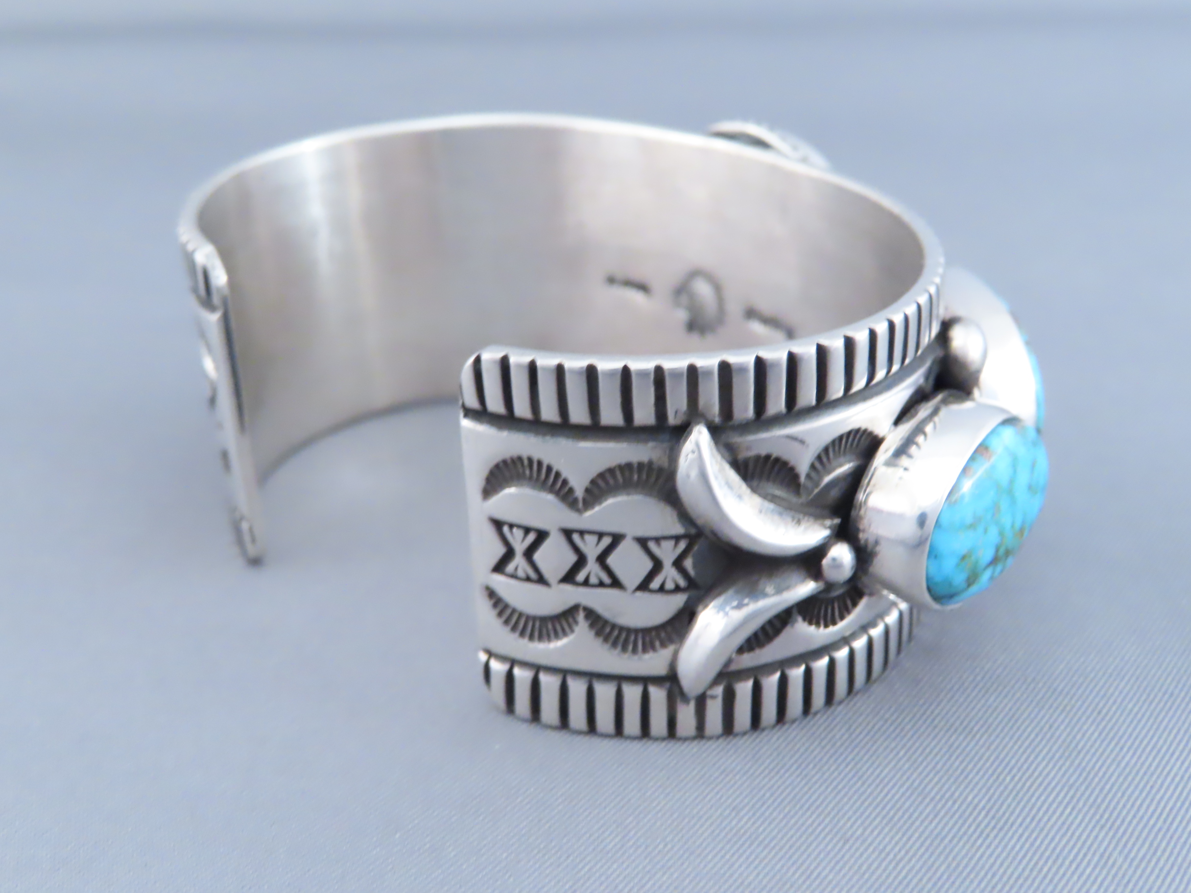 Kingman Turquoise Cuff Bracelet by Albert Jake