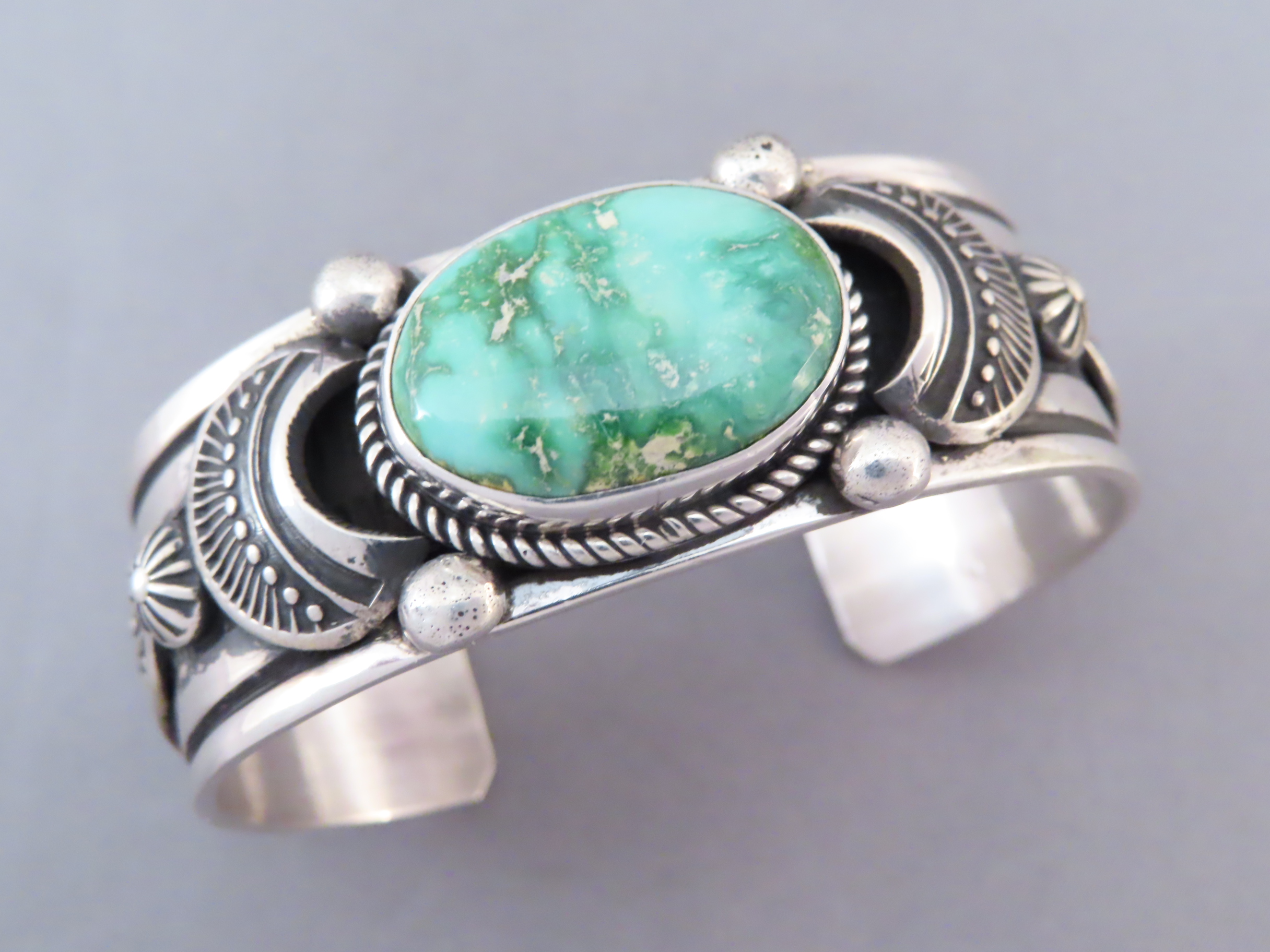 Cuff Bracelet with ‘Sonoran Gold’ Turquoise