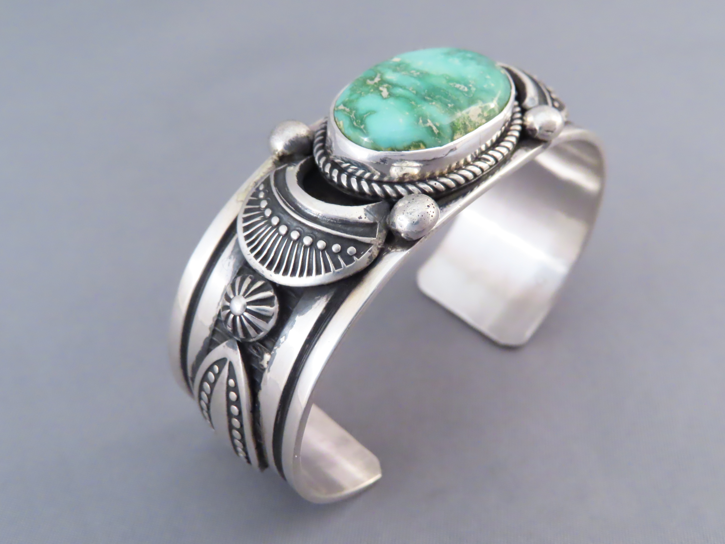 Cuff Bracelet with ‘Sonoran Gold’ Turquoise