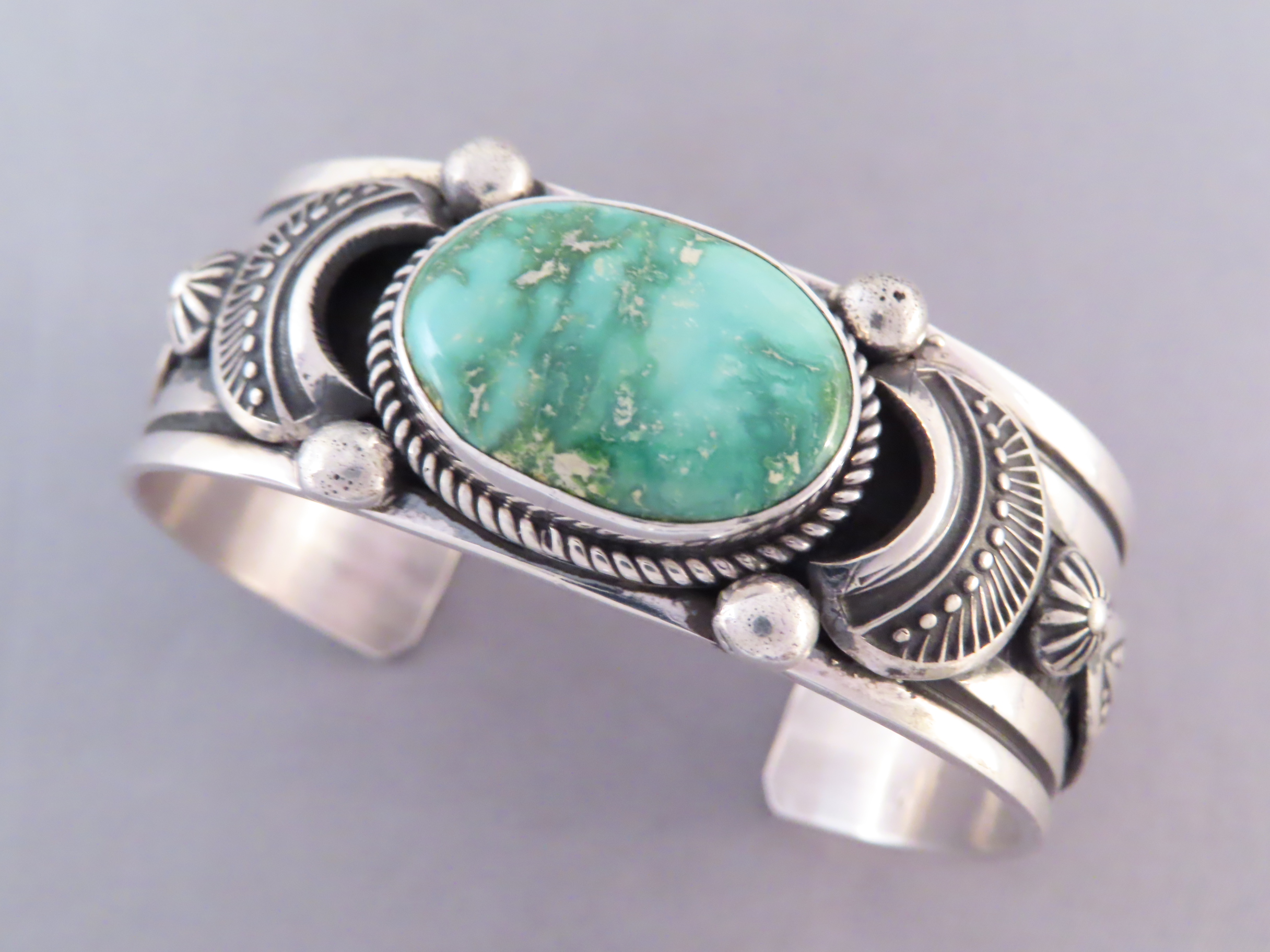 Cuff Bracelet with ‘Sonoran Gold’ Turquoise