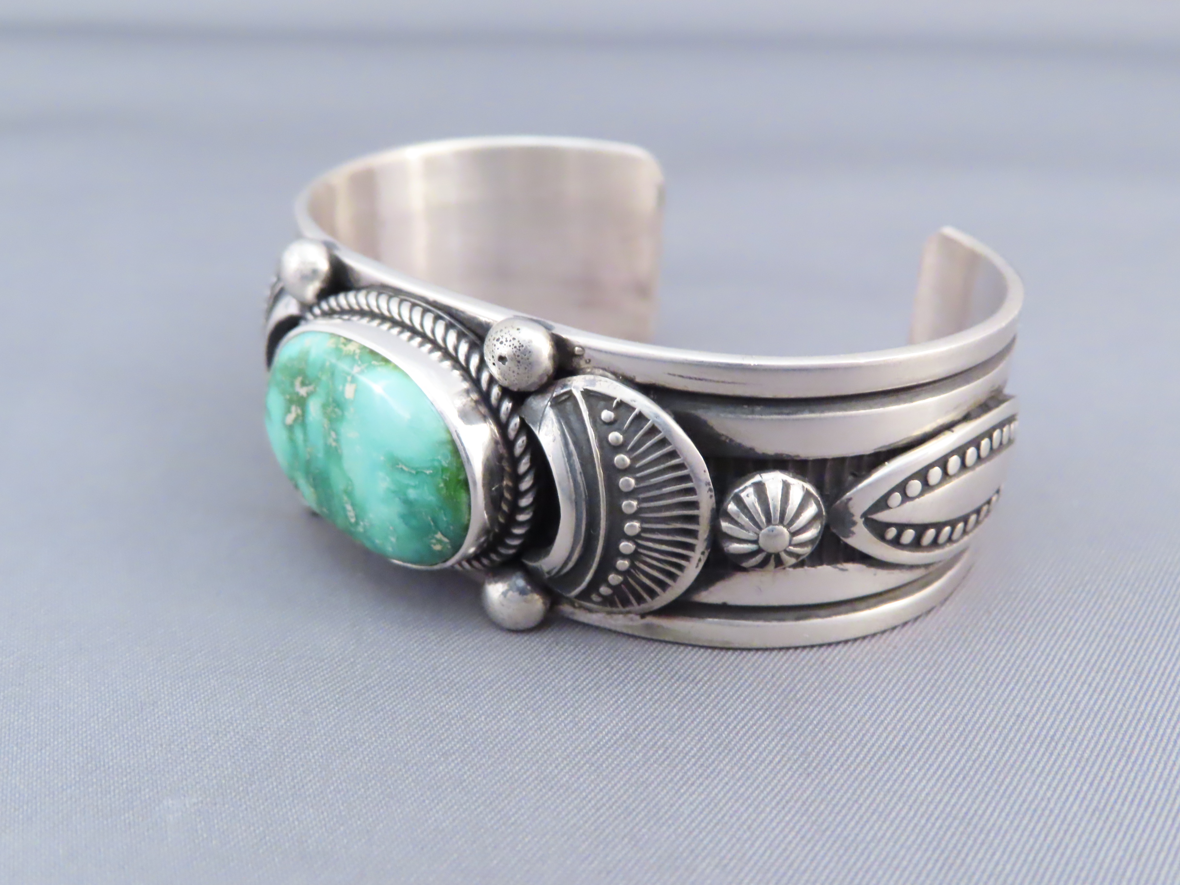 Cuff Bracelet with ‘Sonoran Gold’ Turquoise