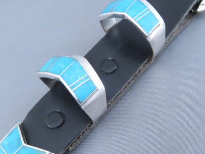 Ranger Belt Buckle Set with Turquoise Inlay
