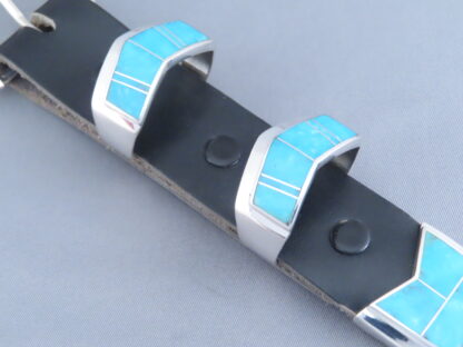 Ranger Belt Buckle Set with Turquoise Inlay