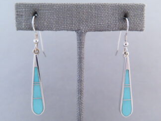 Turquoise Inlay Earrings (Long)