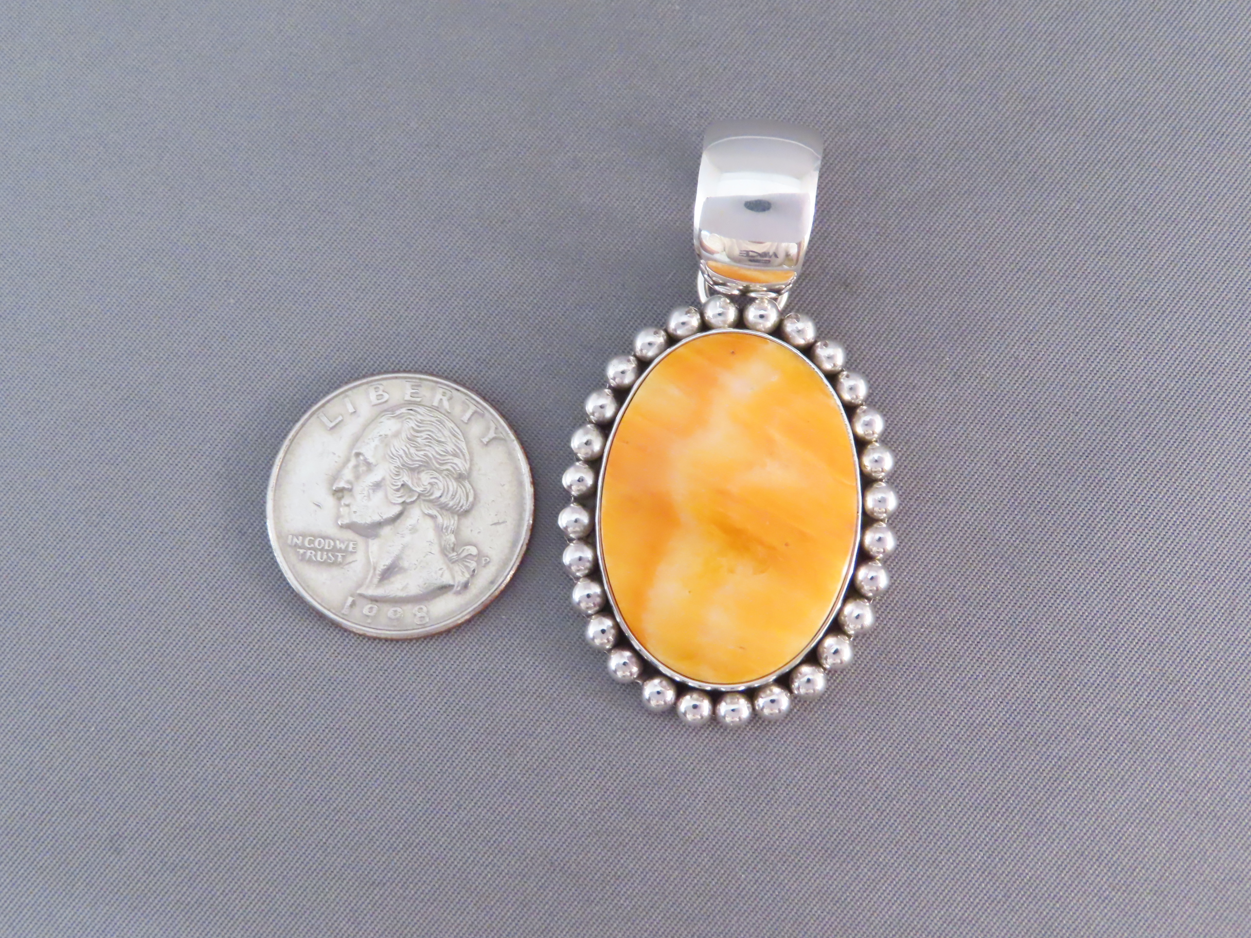 Artie Yellowhorse Spiny Oyster Shell Pendant