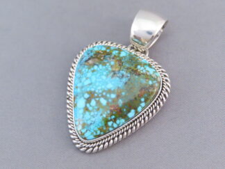 Pendant with Kingman Turquoise by Artie Yellowhorse
