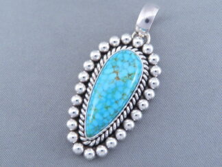 Pendant by Artie Yellowhorse with Kingman Turquoise