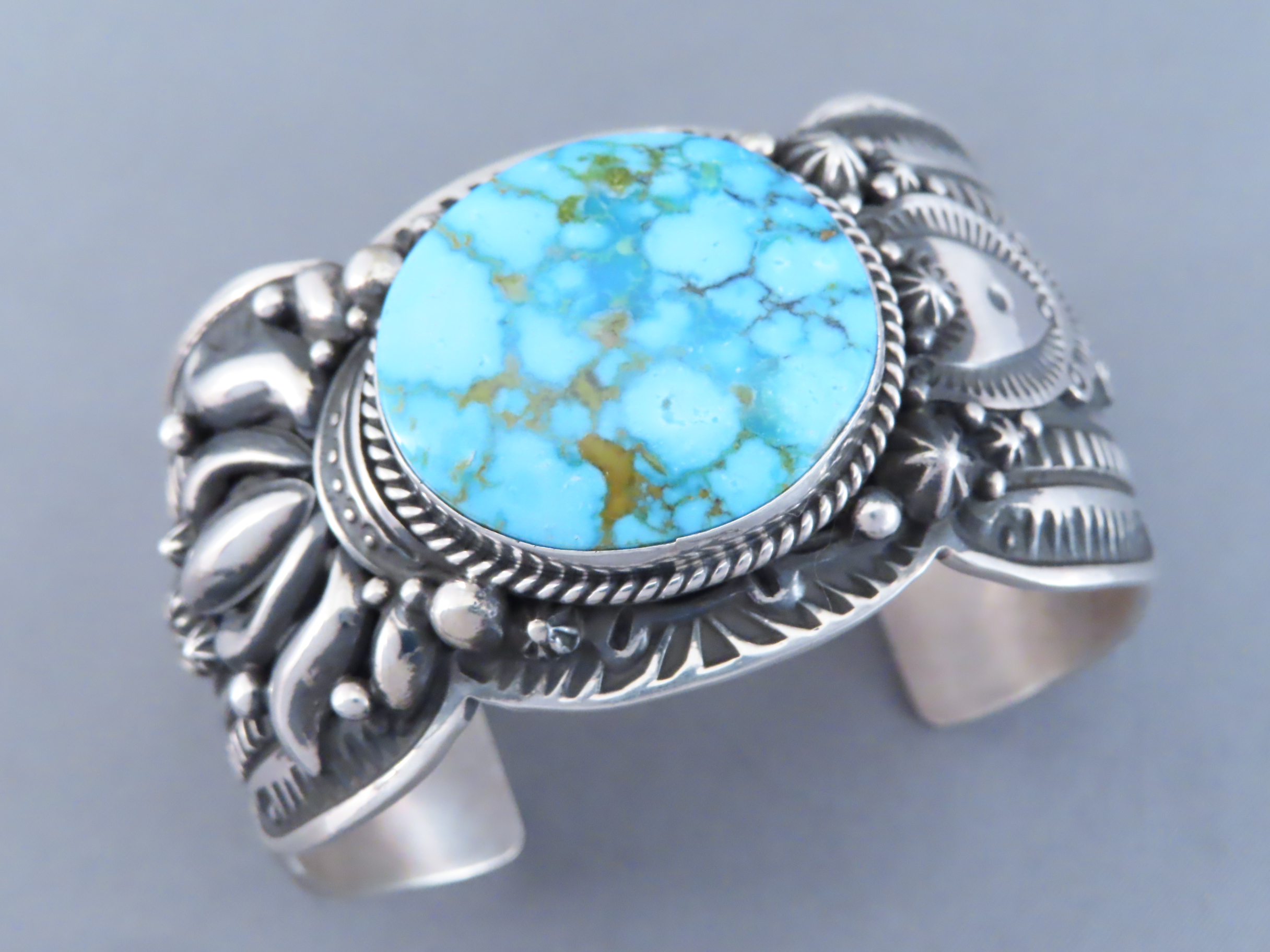 Kingman Turquoise Sterling Silver Cuff Bracelet