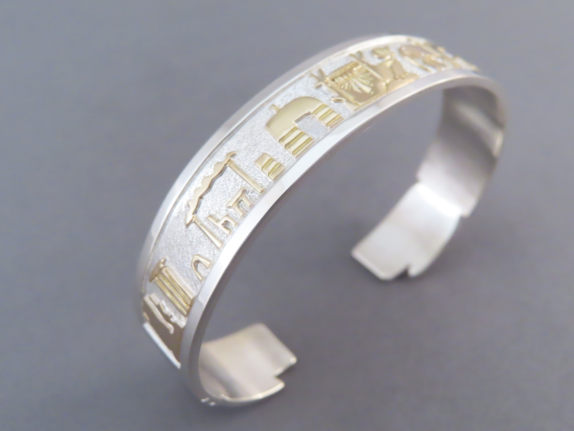 Gold & Silver ‘Storyteller’ Bracelet by Robert Taylor