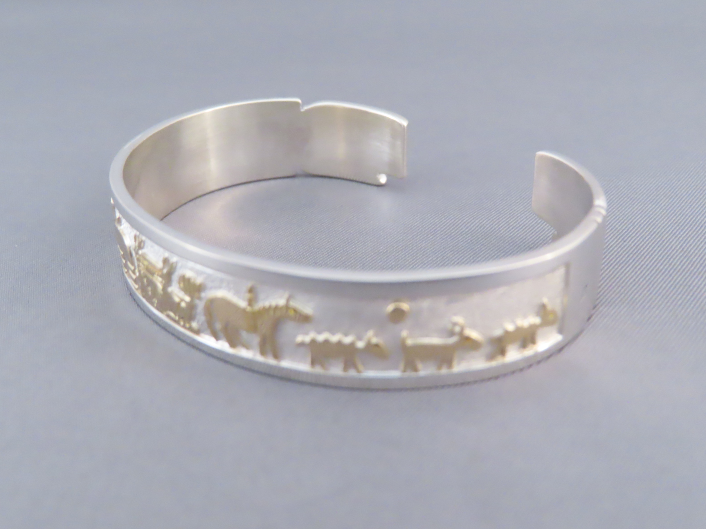 Gold & Silver ‘Storyteller’ Bracelet by Robert Taylor