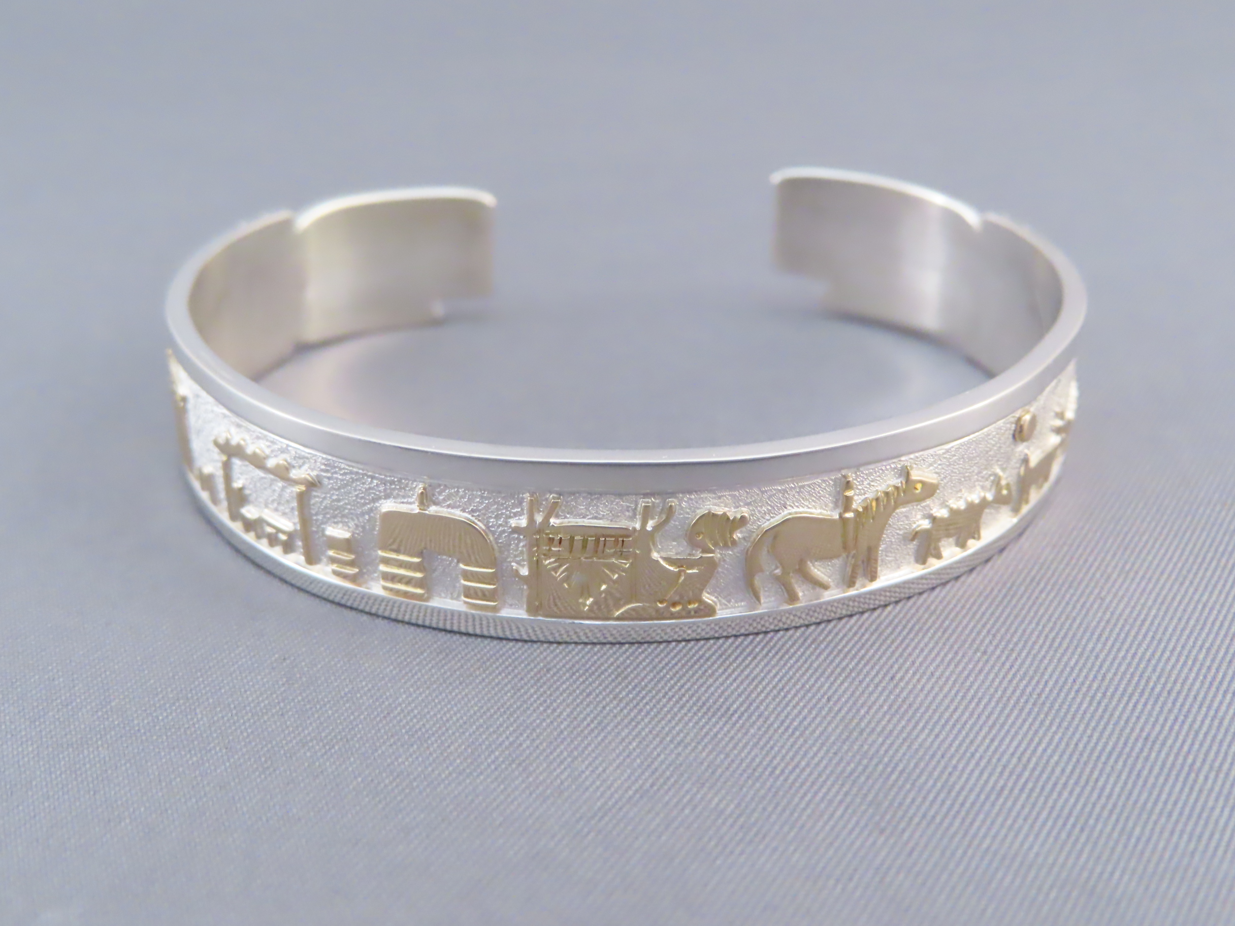 Gold & Silver ‘Storyteller’ Bracelet by Robert Taylor