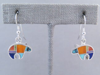 Inlaid Multi-Color Earrings (Bears)