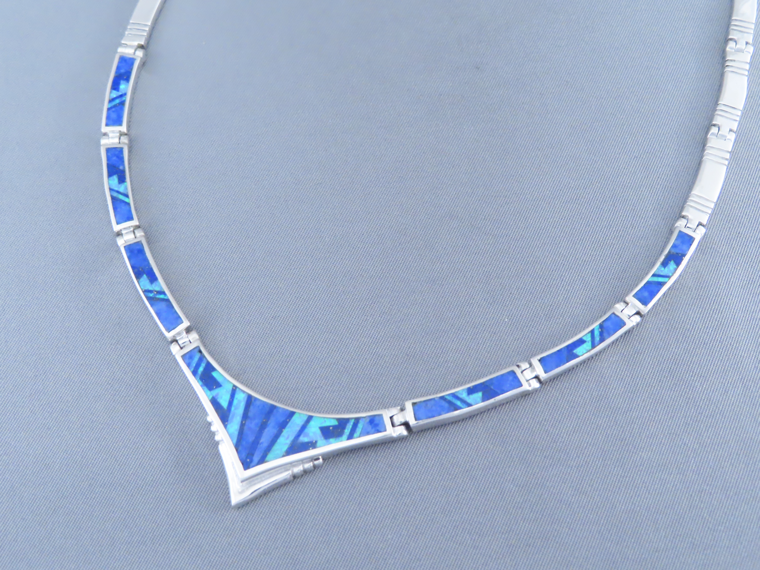Lapis & Opal Inlay Necklace