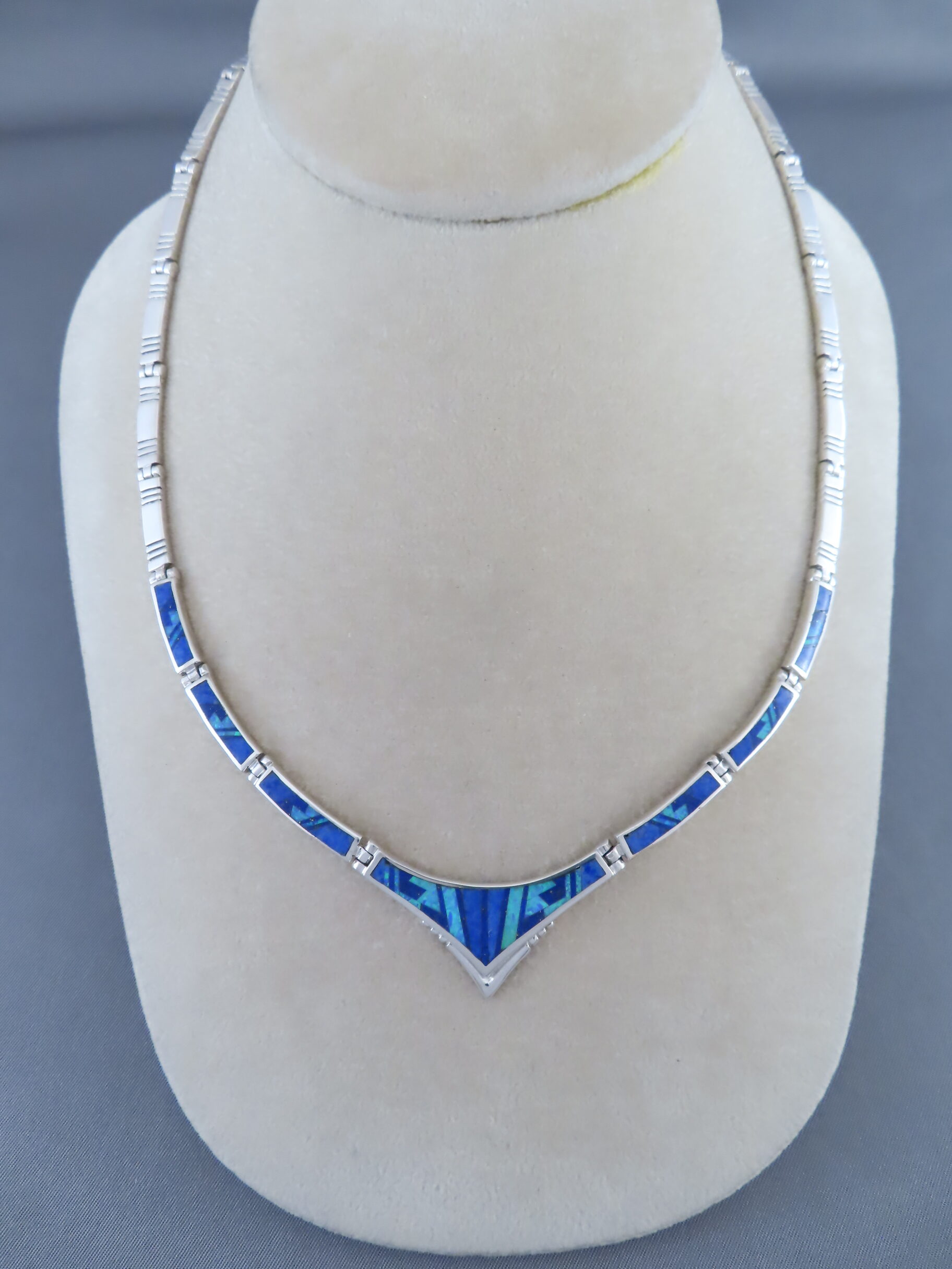Lapis & Opal Inlay Necklace